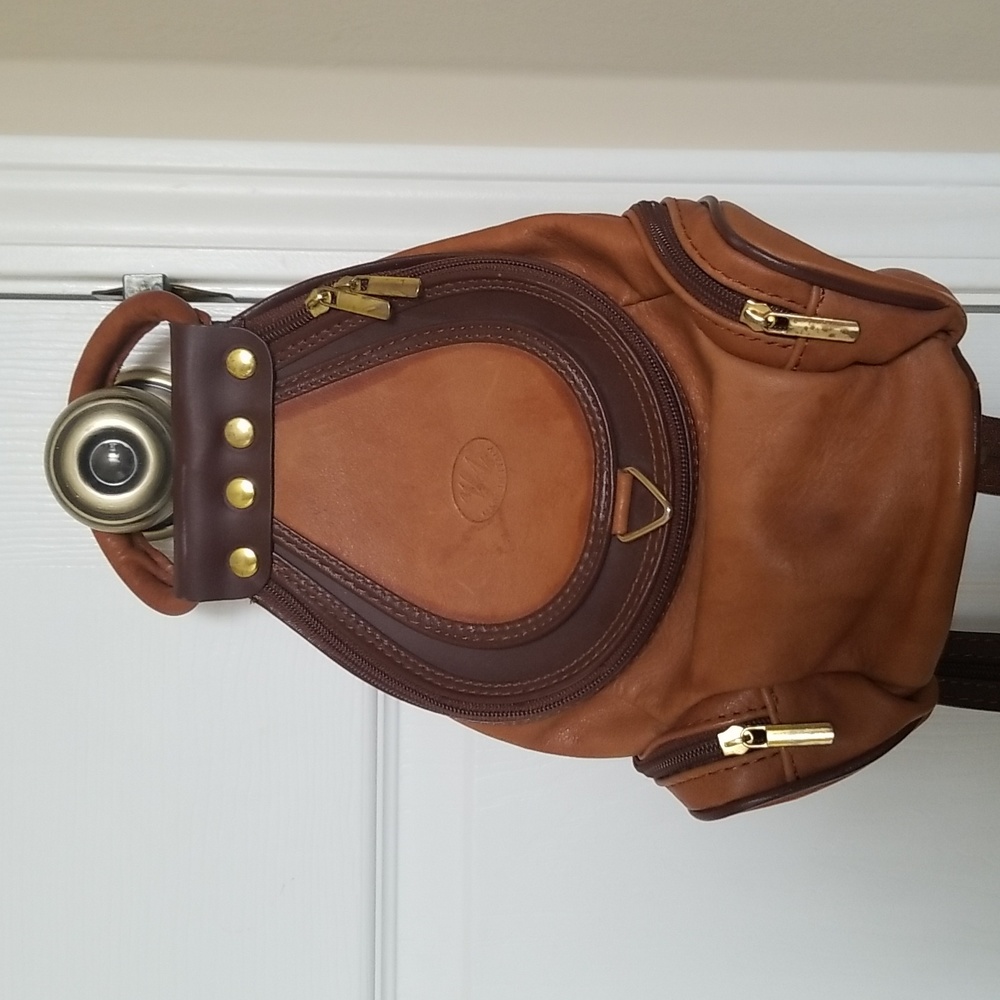Mini Leather Backpack from Italy. Super Cute. Never Used.
